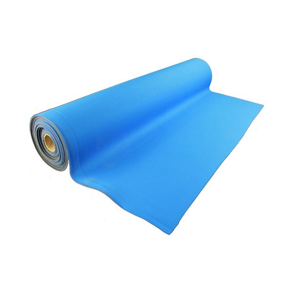 blue neoprene floor protector